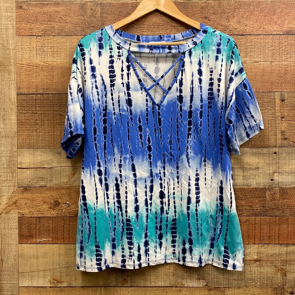 White Birch Tie Dye Top